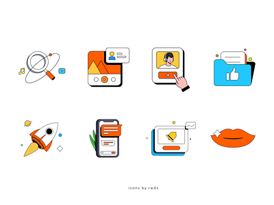 Icons icon icons illustration information outline rocket search vector webicon