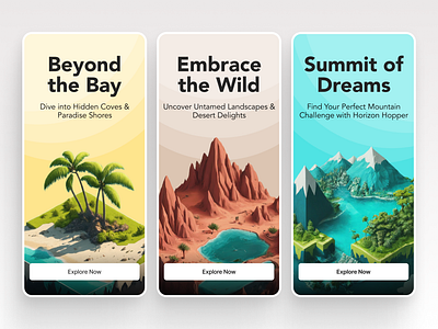 Adventure Travel Splash Screen activity adventure ai app clean concept design flat illustration isometric minimalism mobile onboarding simple splash travel ui