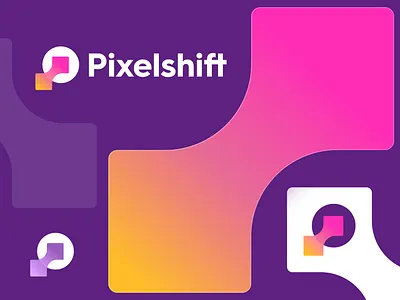Pixelshift - Logo Design blend logo branding creative brand identity design creative logo dutch designer freelance logo designer gradient logo jeroen van eerden logo logo gradient modern logo pixel shift unused logo visual identity