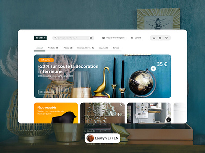 DECORA figma graphic design ui webdesign