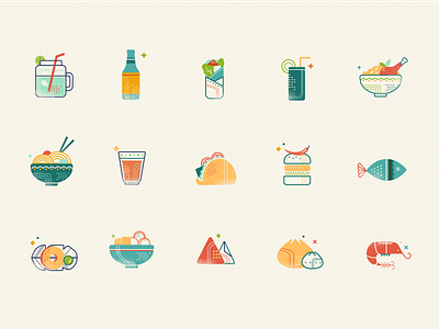 Illustrations for Those Indian Guys branding characters colourful food food branding graphic design iconography icons illustartions india indian brand indian food menu design packaging shapes stickers street food vector visual visual branding