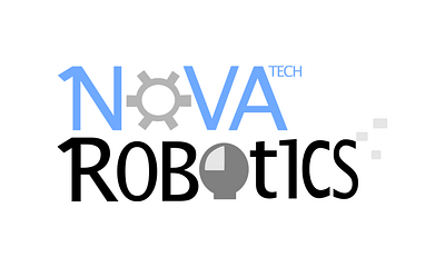 NovaTech Robotics Logo Design app branding design graphic design illustration logo typography ui ux vector