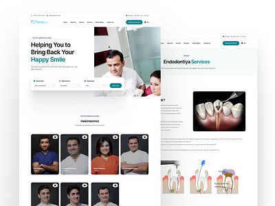 DentalClub Website Design dental dentist figma ui userexperience userinterface ux websites