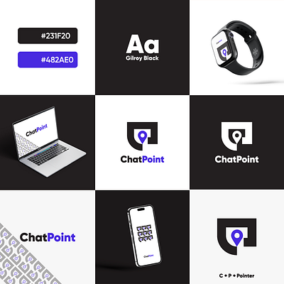 ChatPoint-Logo Design adobe branding company logo creative logo custom logo design design logo graphic design illustration logo logo design minimalist logo modern logo professional logo recognizable logo simple logo typography vector vector logo visual identity