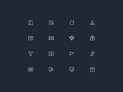 Sharp icons icon pack icon set icons line icon mingcute sharp
