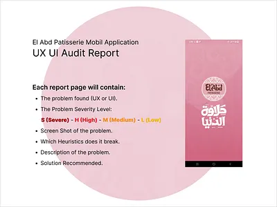 UX UI Audit Report (Heuristics Evaluation) accessibility audit effecincy elabd evaluation heuristic evaluation heuristics report ui ui audit ui report ux ux audit ux issues ux report