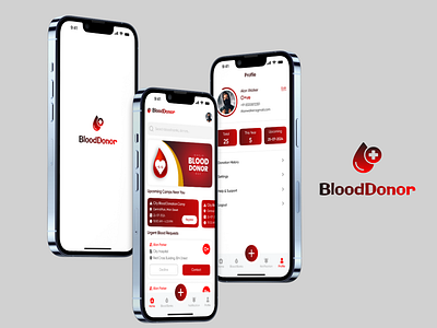 Introducing BloodDonor - Revolutionizing Blood Donation animation graphic design ui