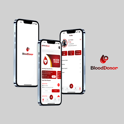 Introducing BloodDonor - Revolutionizing Blood Donation animation graphic design ui
