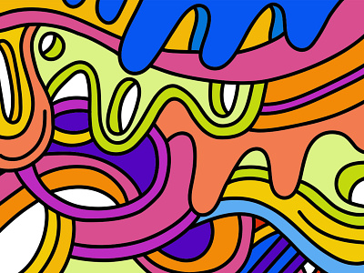 Doodle: Peter Max Color Pallate design doodle graphic design hamburg solutions illustration peter max sketch vector
