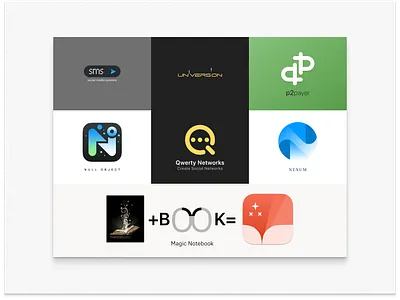 Several logos branding logo