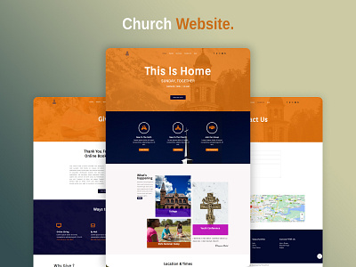 Church Theme Template branding design ecommerce illustration ui web design website design website template woocommerce wordpress