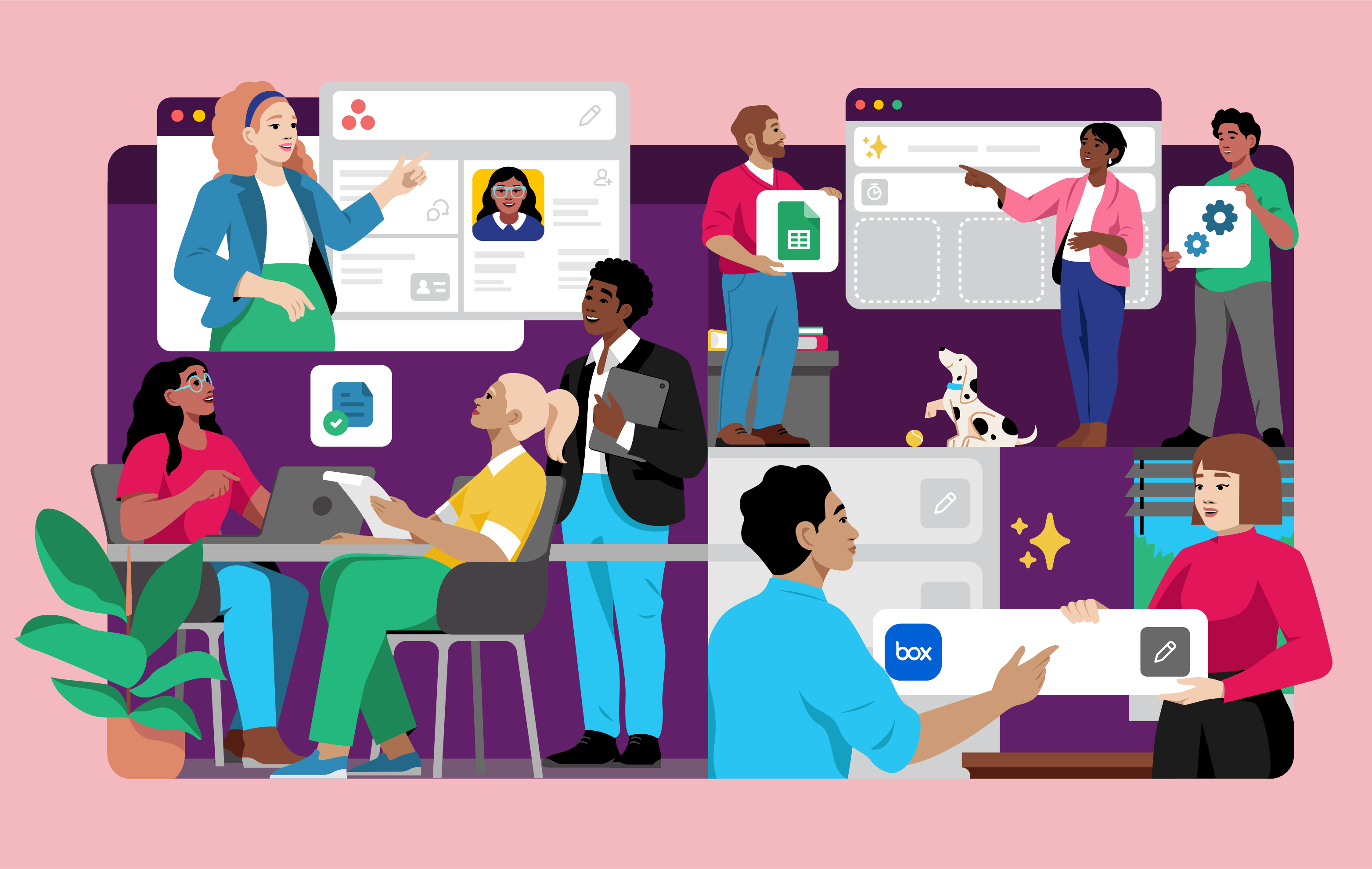 Ebook Cover Slack branding character cover design designer ebook graphic graphic design illustration illustrator spot vector