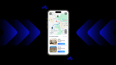 Travel Mobile App Design - MAP ui