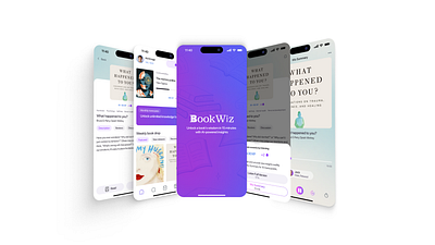 BookWiz | iOS AI-powered book app ai ai powered audiobook book design ios ios app mobile reading ux