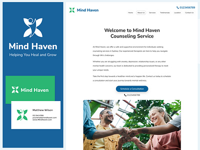 Mind Haven - Counseling Website Generated with AI at Zarla ai website builder counseling website mental health website trauma therapy website web builder website builder zarla zarla ai website builder zarla web builder