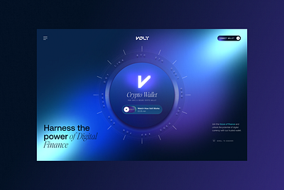 Volt - landing page (hero) branding graphic design illustration logo typography ui ux web website