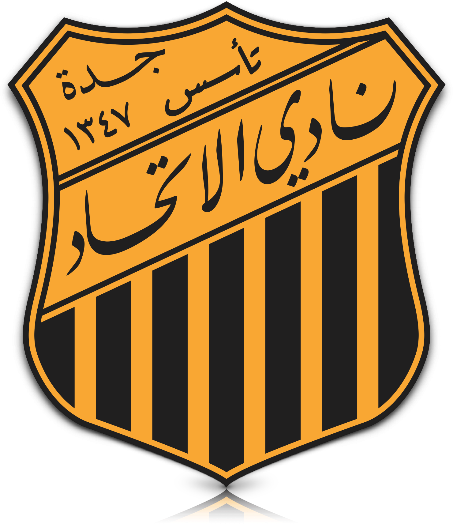 Al Ittihad FC of Saudi Arabia Logo ❖ شعار نادي الإتحاد السعودي arabia identity itti ittihad ittihadfc logo saudi