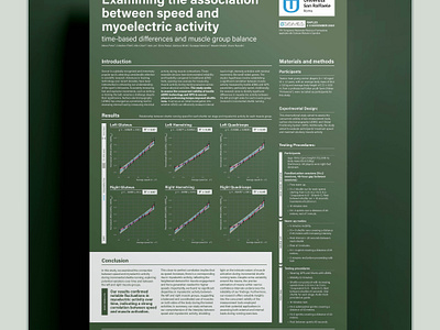 Sport Science Poster chart data graphic design poster sport science