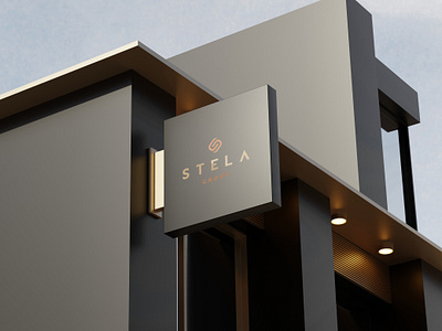 Stela Group - Branding branding colors copper design graphic design group logo stela