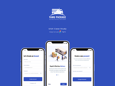 UX CASE STUDY - Yamu Package(Movers & Packers app) app design figma mobile application movers packers photoshop