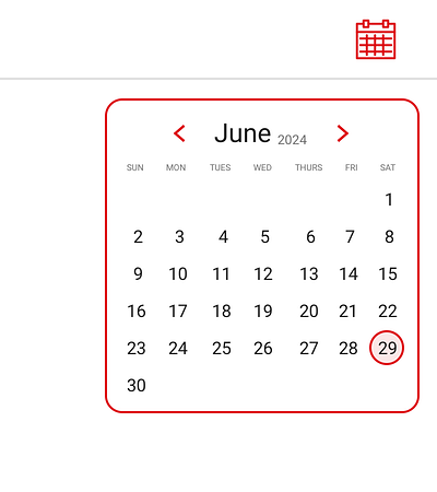 A simple date picker! iconography