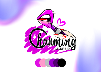 DISEÑO DE MARCA CHARMING MAKE UP branding design graphic design logo