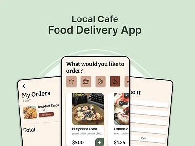 Food Delivery App | Main app branding design ui ux