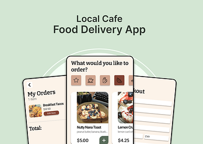 Food Delivery App | Main app branding design ui ux