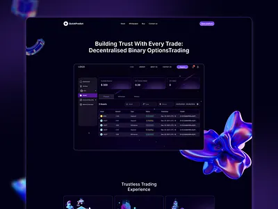 Web3 Landing Page | UX/UI Design blockchain crypto landing page nft ui design web design web3 website