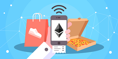 📱💰Using cryptocurrency for everyday purchases blockchain blockchain technology convenience cryptocurrency digital currency digital payments ethereum financial technology flat illustration future transactions illustration innovation modern commerce online shopping pizza delivery secure payments shopping bag tech savvy vector vector illustration