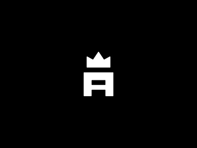 A King Logo - Digital Startup a logo bold brand branding clean design digital graphic design iconic identity king letter a logofolio logomark minimal startup symbol timeless ui visuals