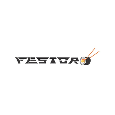 FESTOR- name for sushi resturant festor logo sushi