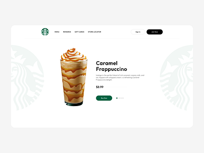 Website Banner Section Concepts for Starbucks Coffee. ☕️ design figma freelancer ui ux web design