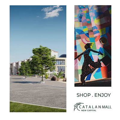 Catalan Mall (New Capital) - SM Animated Posts animation branding graphic design motion graphics