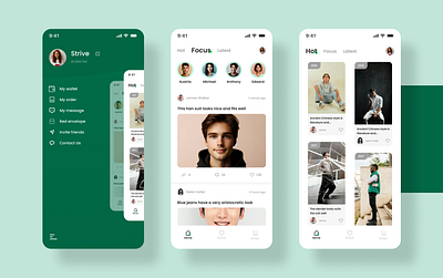 E-Commerce and Social Media app cards design ecommerce figma mobile social media ui ux