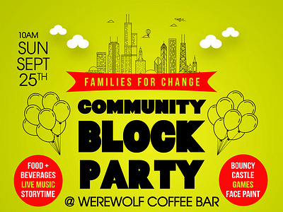 Event Poster - Community Event community event graphic design non profit poster print sponsorship