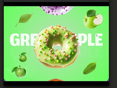Donut drag animation design product design ui webdesign