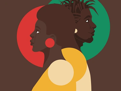 Juneteenth afro black celebration character couple flat freedom history human illustration june juneteenth people person vector