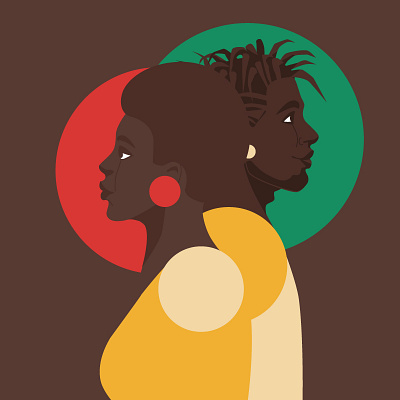 Juneteenth afro black celebration character couple flat freedom history human illustration june juneteenth people person vector