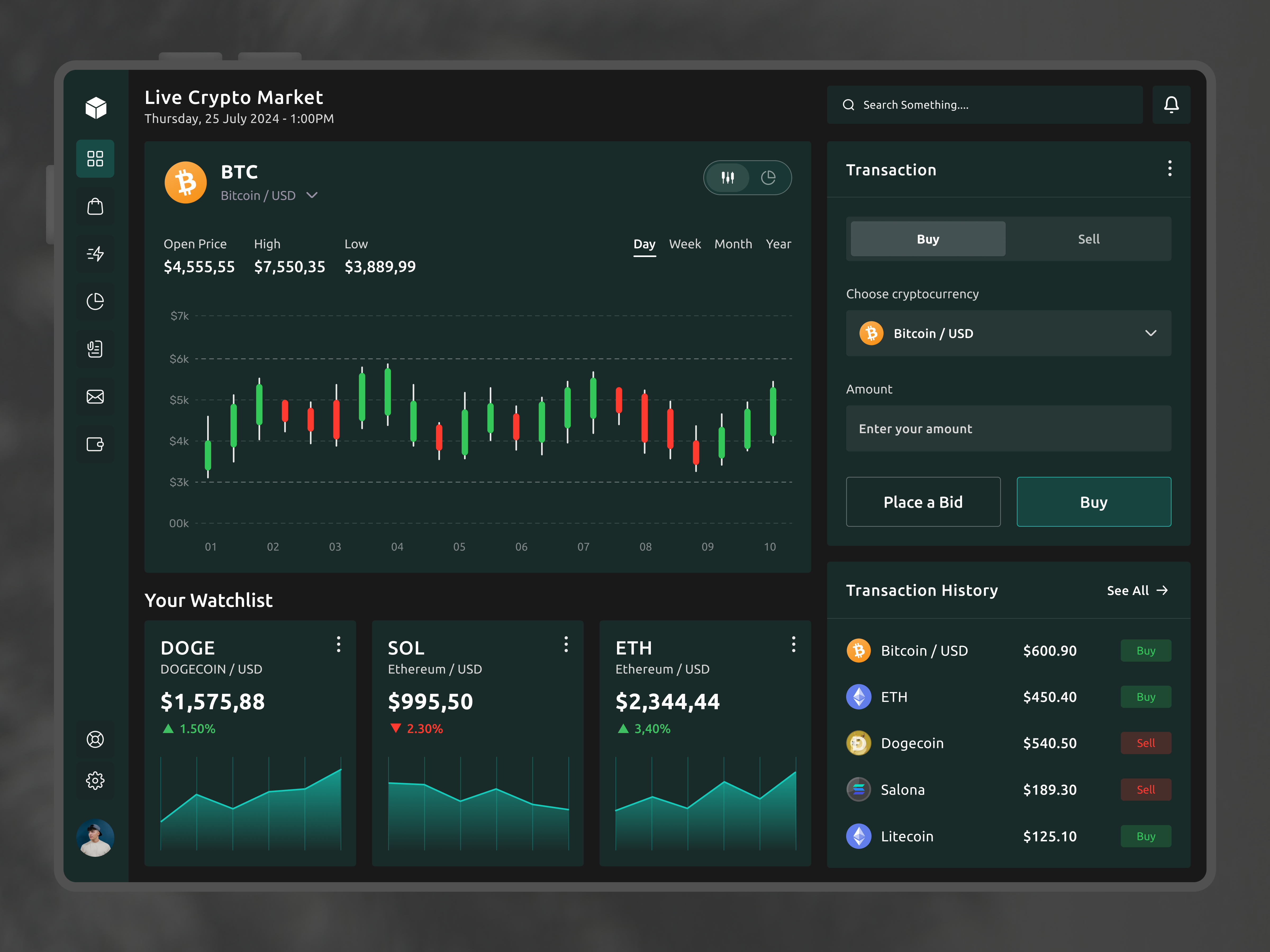 📊 Crypto Management & Crypto Trading Tracker Dashboard app application crypto crypto dashboard dark mode dashboard dashboard design design finance finance dashboard fintech app fintech dashboard product design trading dashboard ui ui design user interface ux ux design visual design