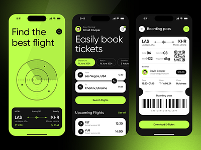 AirTicket Pro app appdesign creativedesign digitaldesign graphic design inspiration mobile mobileappdesign tickets travel travelapp ui uiuxdesign uxui visualdesign
