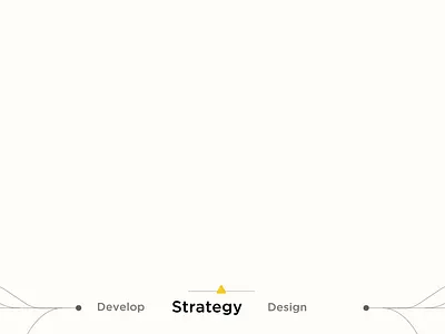 Web / Mobile Design Process Animation 2d animation app black design development illustration strategy ui ux website yellow