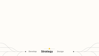 Web / Mobile Design Process Animation 2d animation app black design development illustration strategy ui ux website yellow