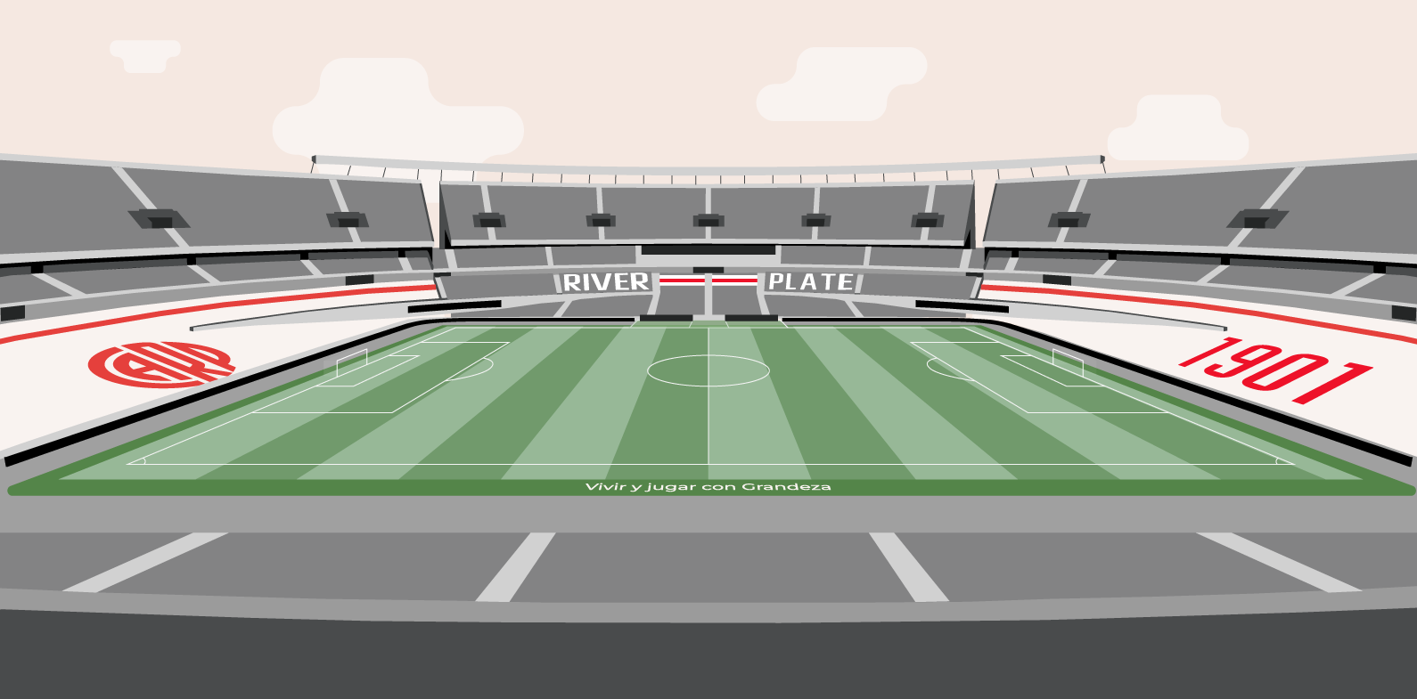 River Plate Stadium by Gunther on Dribbble