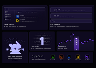 Bento Grid - AI Platform ai design bento design bento grid creative creativity design figma product design purple design typography ui ui design ux design