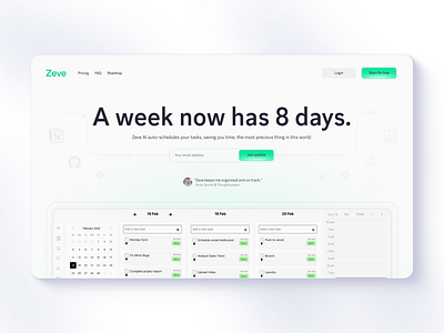 AI Scheduler Landing Page ai ai web automation landing page scheduler web web3