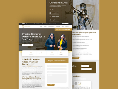 Law Firm Website UI Design design figma design product design ui ui design ux ux design web design