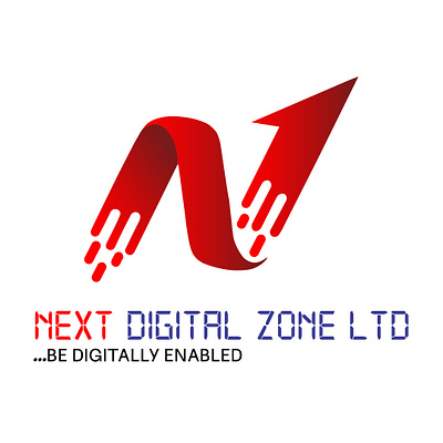 Futuristic Logo Design For Next Digital Zone brand identity design branding graphic design logo logo design
