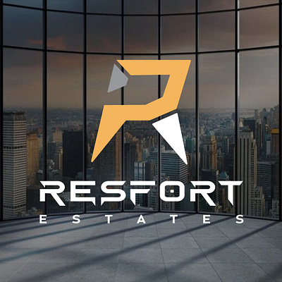 Modern Logo Design For Resfort Estates brand identity design branding graphic design logo logo design visual design