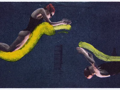 Holy Divers animation collage doodle illustration motion graphics retro vintage